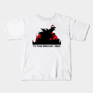 Santazilla All Round Kids T-Shirt